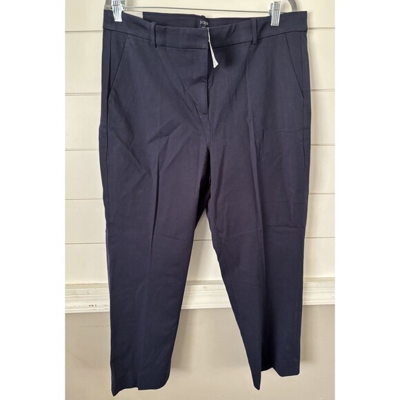 J.Crew Kallie Straight Leg Pant in Navy Size 16 - Picture 4 of 8